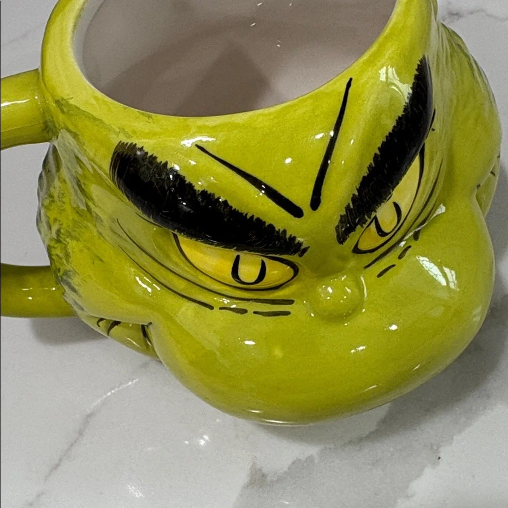 Dr.‎ Seuss The Grinch 3D Face Mug 2021 Vandor Bioworld Ceramic Cup